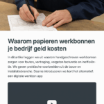 Digitale werkbon app