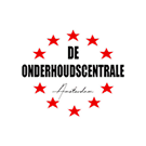Logo van Onderhoudscentrale met rode sterren