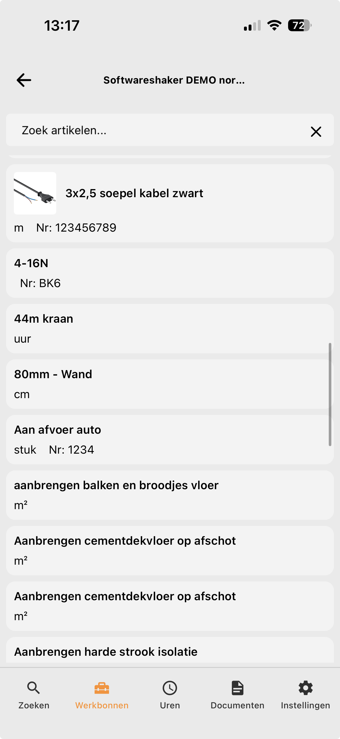 Materiaalregistratie
