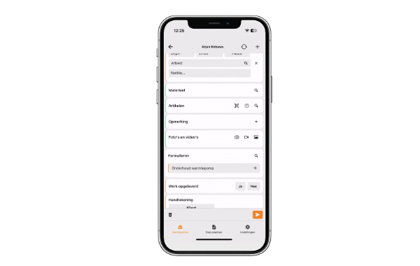 Werkbonnen app