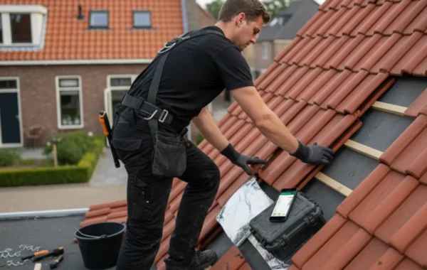 Dakdekker voert renovatie uit met inzet van digitale projectsoftware