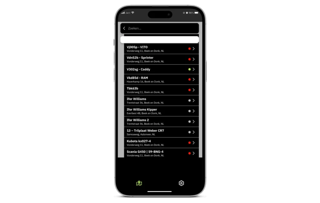Overzicht van materieel tag tracking functies voor materieel