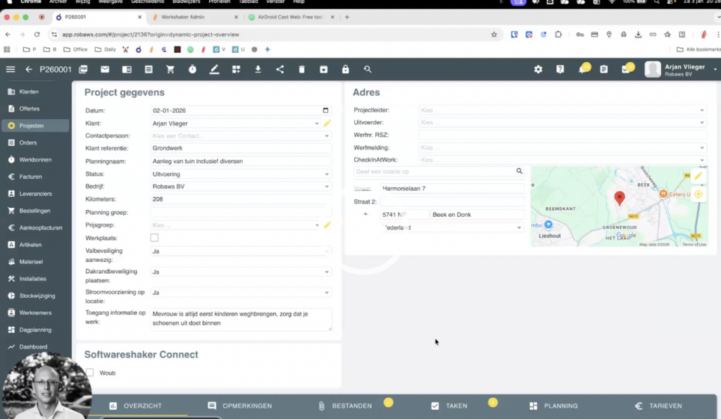 Projectbeheer Robaws