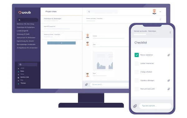 Woub software voor projectcommunicatie in de bouw