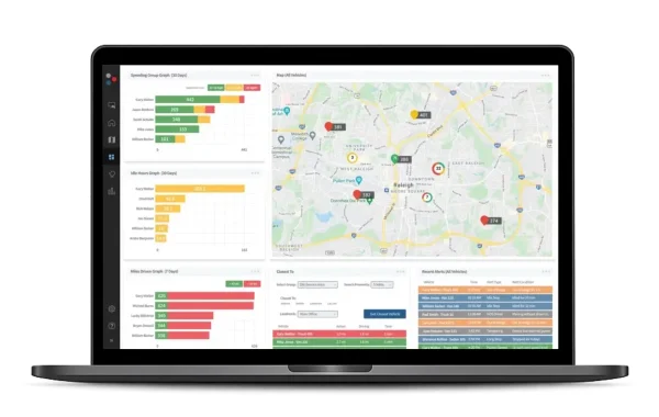 Dashboard voor automatisch uitlezen van tachograaf via Fleetshaker en Routeconnect