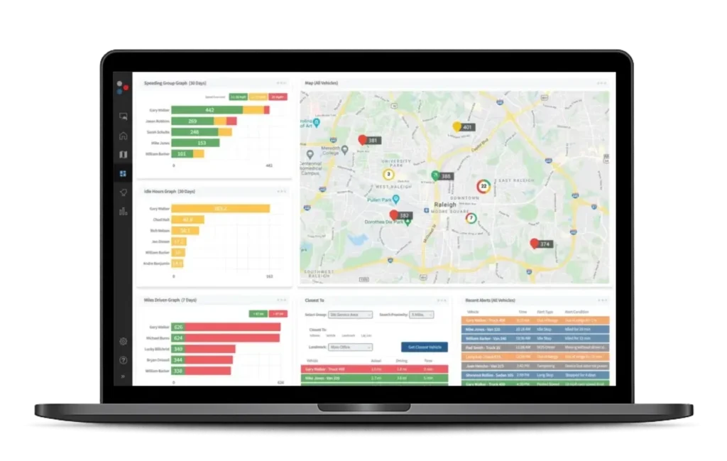 Dashboard voor automatisch uitlezen van tachograaf via Fleetshaker en Routeconnect