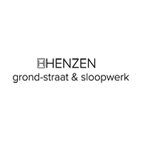 Logo van Henzen Grond-straat & loopwerk
