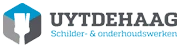 Logo van Uytendehaag met de tekst Schilder- en onderhoudsbedrijf