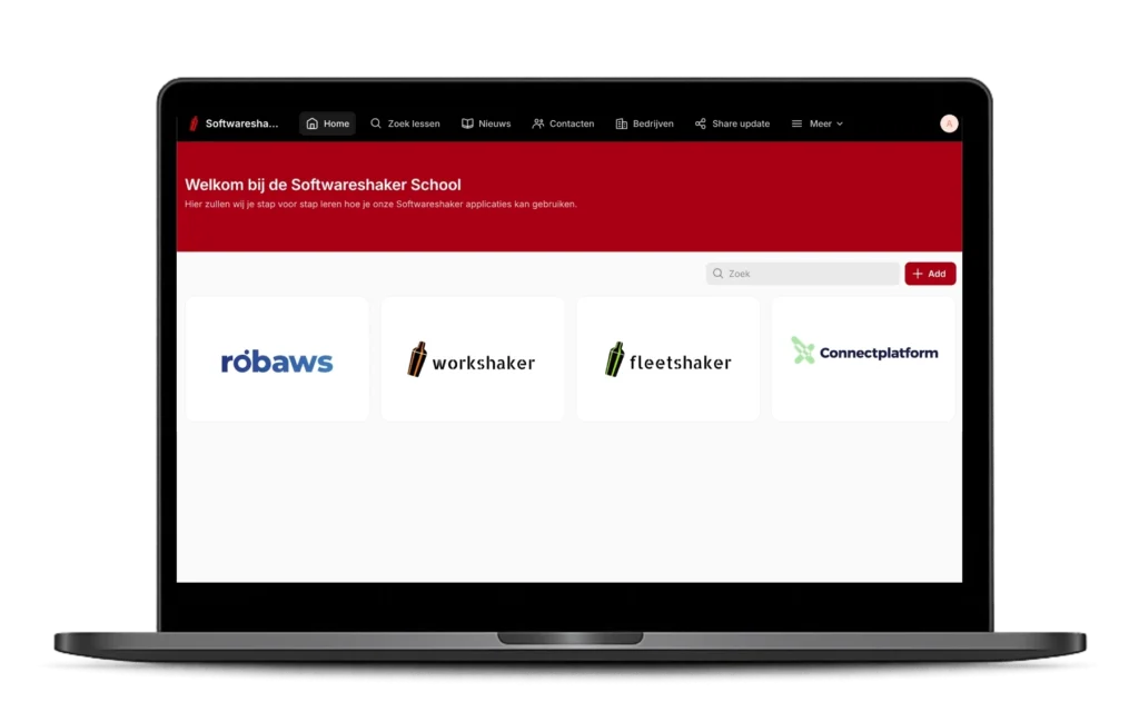 Robaws support met School modules
