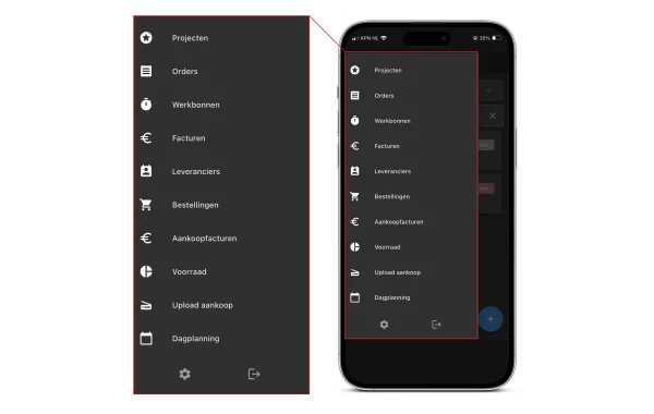Robaws app modules in app