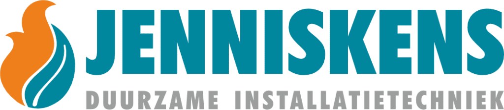 Jenniskens Techniek logo met baseline duurzame installatietechniek