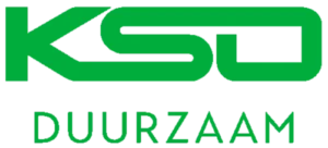 KSO Duurzaam logo, groene tekst